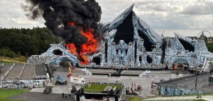 Tomorrowland Main Stage Burns Day Before Festival